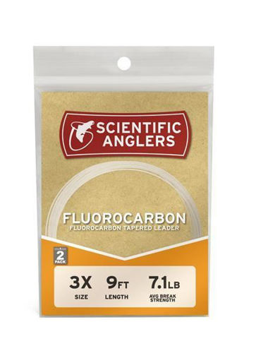 SA Fluorocarbon Leader 9" 3X (0.203mm) 2-pack