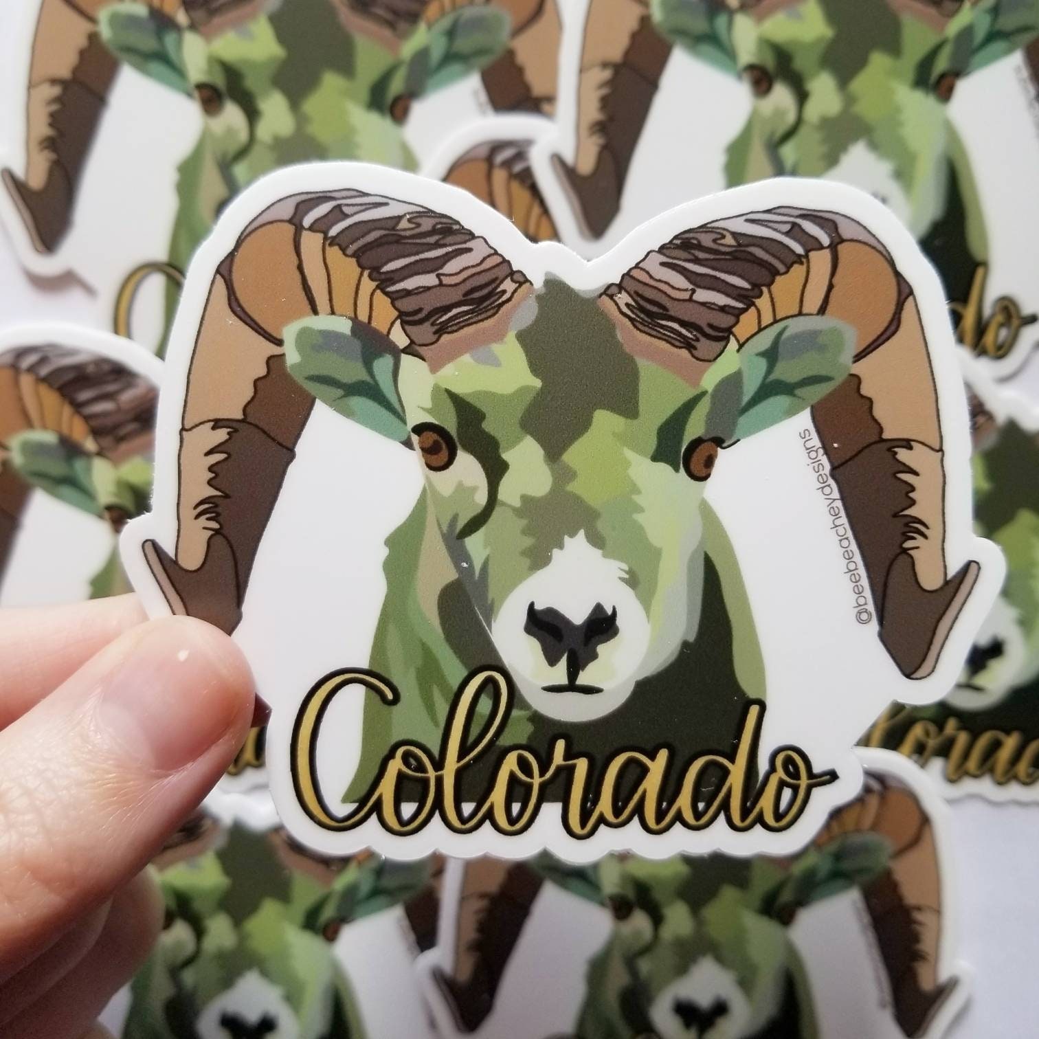 Colorado Sticker, Rams Csu Sticker