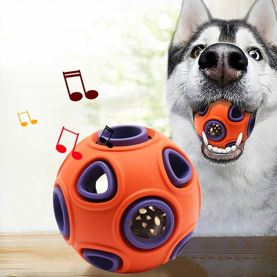 Indestructible squeaky best sale ball for dogs