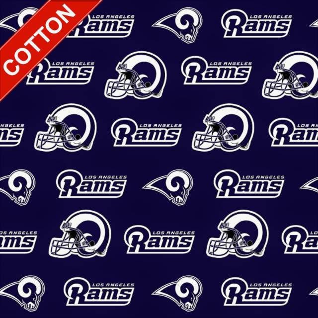 La Rams Los Angeles Face Mask with Lining, Washable Mask, Adult Kids Facemask Made in Usa