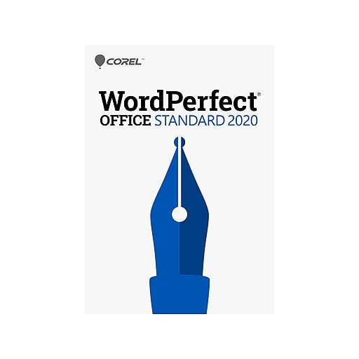 Corel WordPerfect Office Standard 2020 for 1 User, Windows, DVD (WP2020STDEFMBAMC)