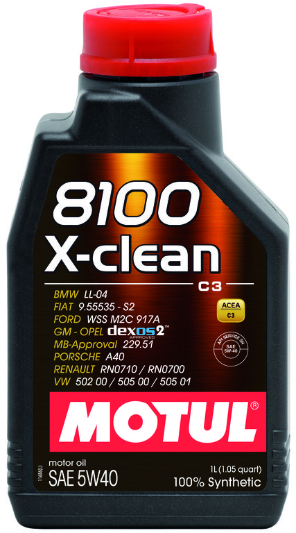 Moottoriöljy MOTUL 8100 X-CLEAN 5W40 1L