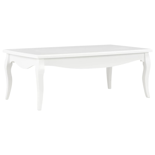 Osta vidaXL Sohvapöytä valkoinen 110x60x40 cm täysi mänty netistä