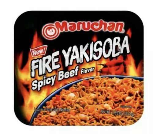 Maruchan Fire Yakisoba Spicy Beef Flavor Noodles 3.9 Oz