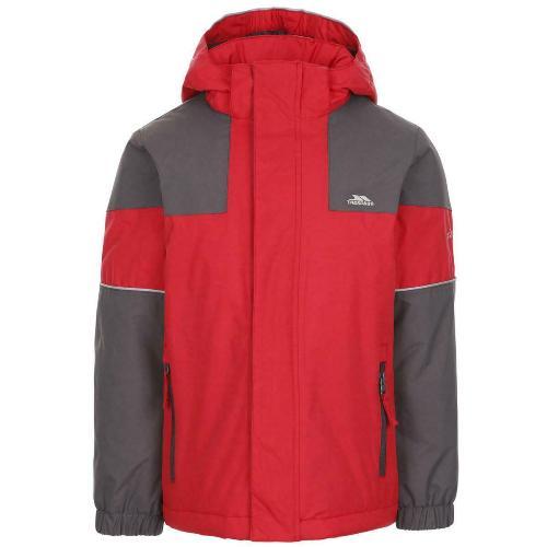 Trespass Men's Waterproof Padded Jacket Various Colours Unlock_Jkt - Red 5-6 Years