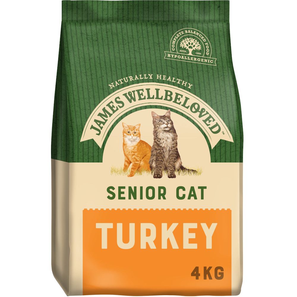 James Wellbeloved Senior 7+ Cat - Turkey - 10kg