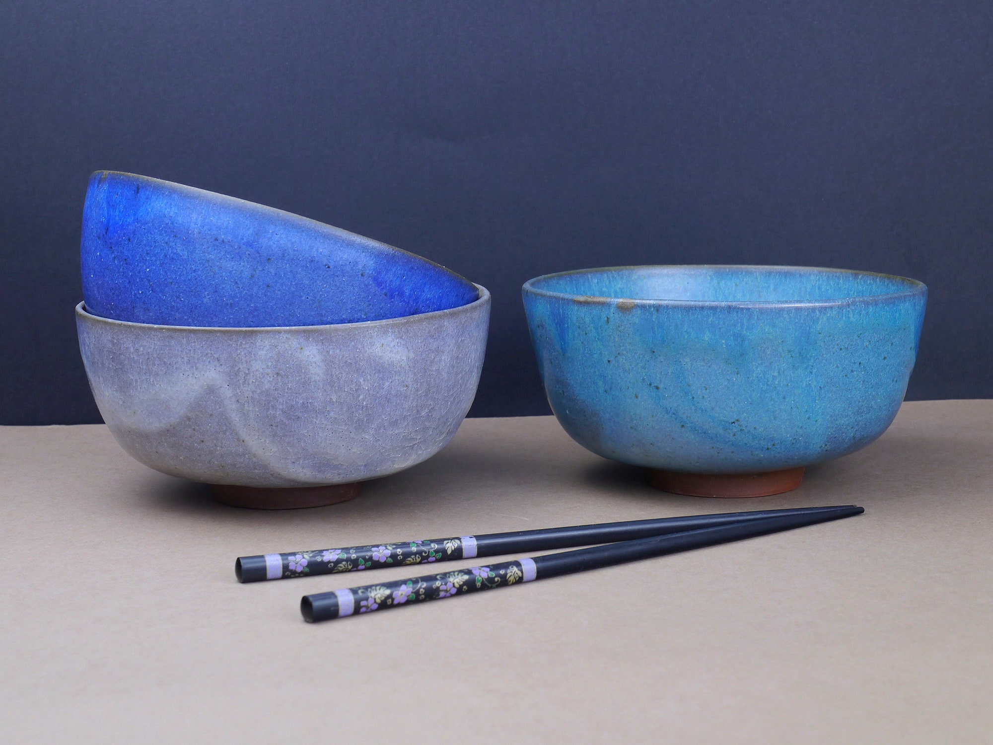 Ramen Bowl. Handmade Ceramic Bowl For Pasta, Noodles, Rice Or Soups