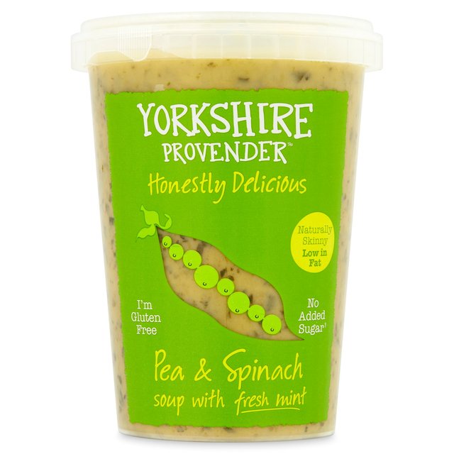 Yorkshire Provender Pea & Spinach Soup with Fresh Mint