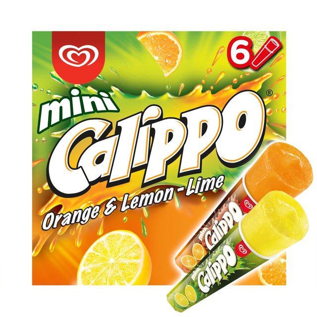 Calippo Mini Orange & Lemon-Lime Ice Lollies