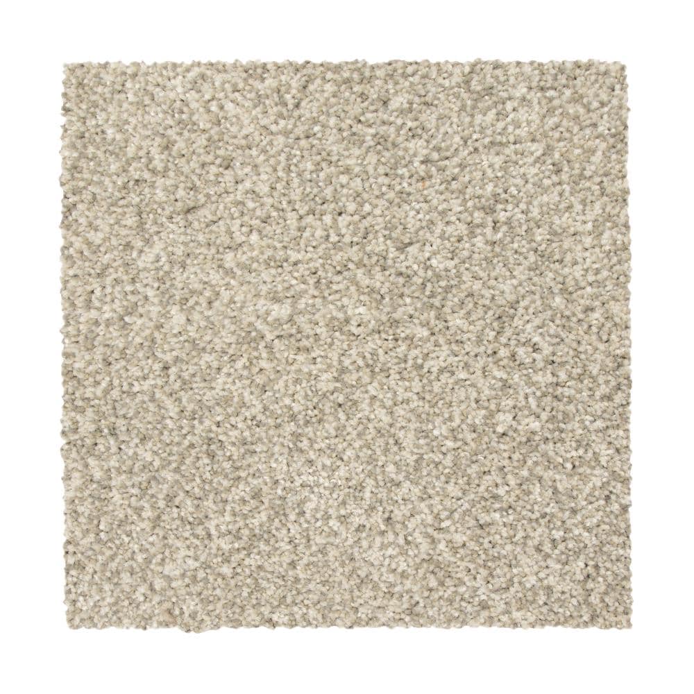 STAINMASTER Vibrant blend II Bird Bath Carpet Sample Polyester in Gray | STP33-L001-0808