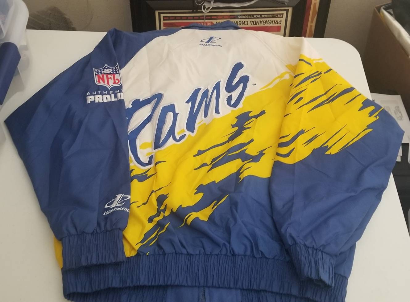 xl Rams Logo Athletic Jacket La St. Louis Splash