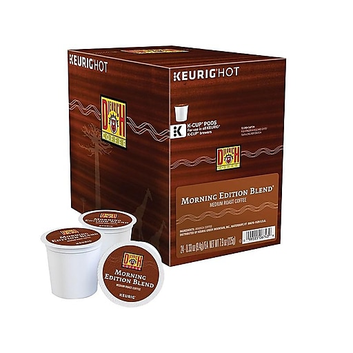 Diedrich Morning Edition Blend Coffee, Keurig K-Cup Pods, Medium Roast, 24/Box (6743)