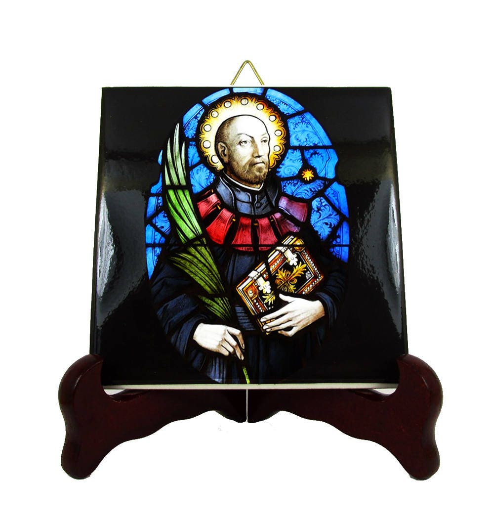Saint Jean De Brbeuf - Catholic Saints Serie Icon On Tile St John Saint Patron Of Canada Faith