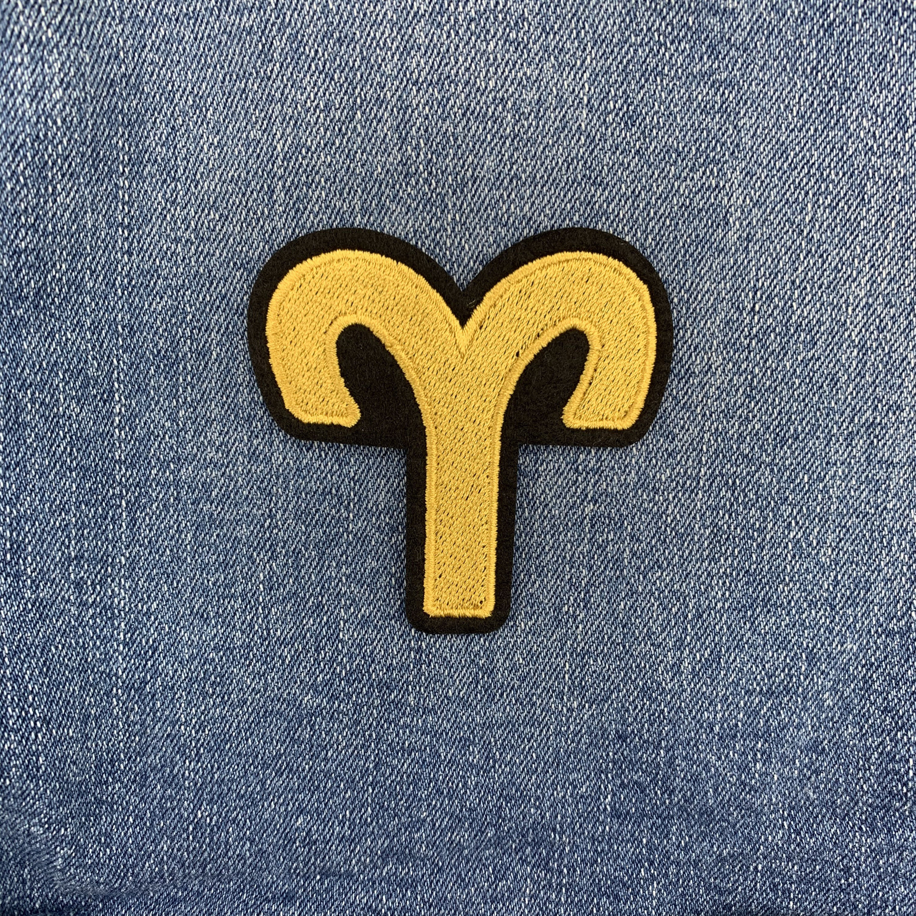 Aries | Ram Astrological Sign Iron On/Sew On Patch | March 20 - April 19
