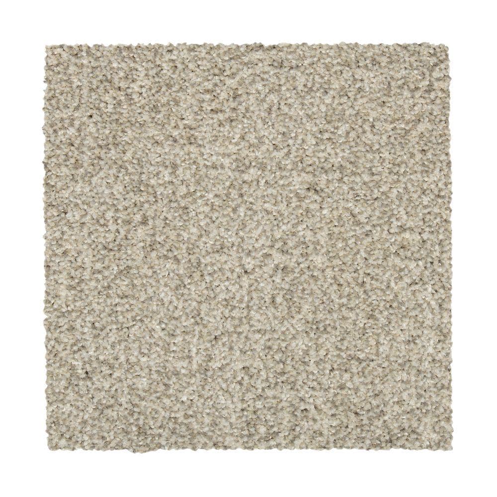 STAINMASTER Essentials Vibrant Blend I Bird Bath Plush Carpet (Indoor) Polyester in Gray | STP32-12-L001