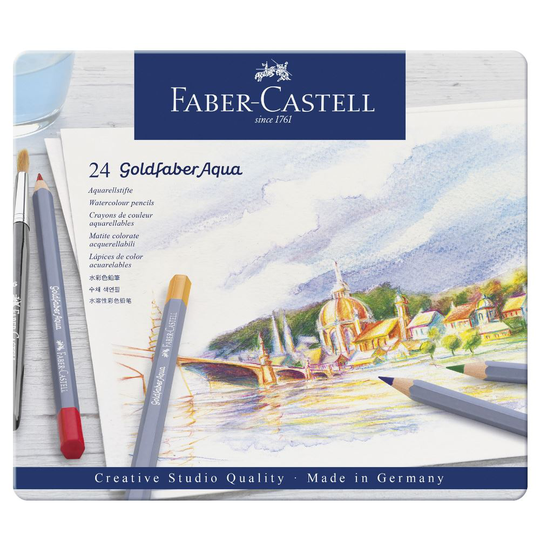 Osta Faber-Castell - Goldfaber akvarel tin, 24 pc (114624) netistä