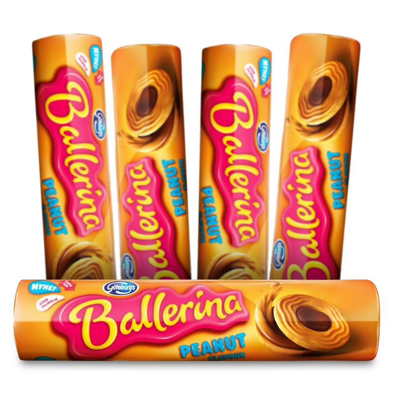 Ballerina Peanut Flavour 5-pack - 75% rabatt