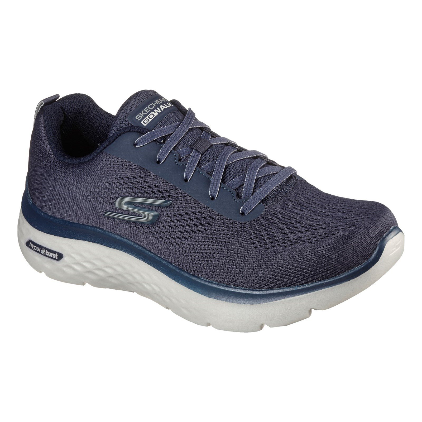 Skechers Men's Go Walk Hyper Burst Trainer Various Colours 32725 - Navy 8