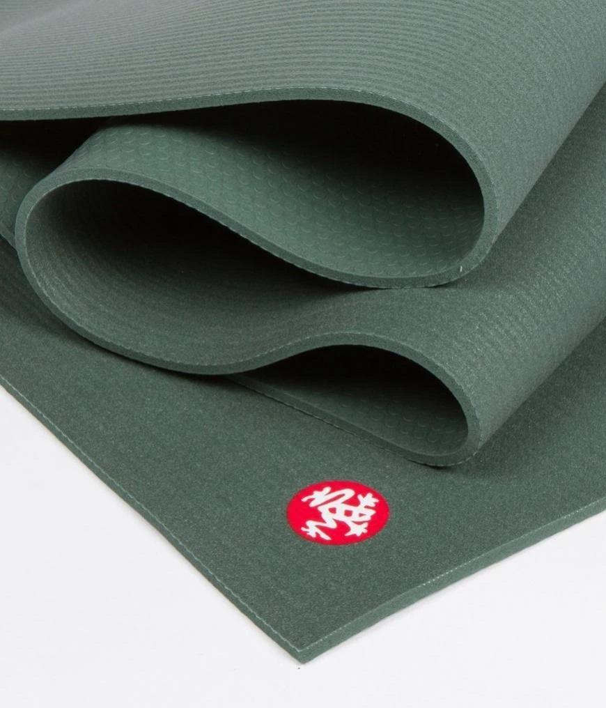 Manduka Pro Solid Yoga Mat 6mm - Sustainable Yoga Mat, Black Sage Green