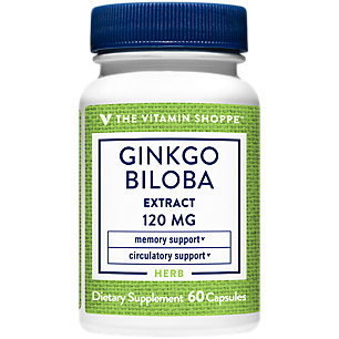 Ginkgo Biloba Extract - Memory & Circulatory Support - 120 MG (60 Capsules)