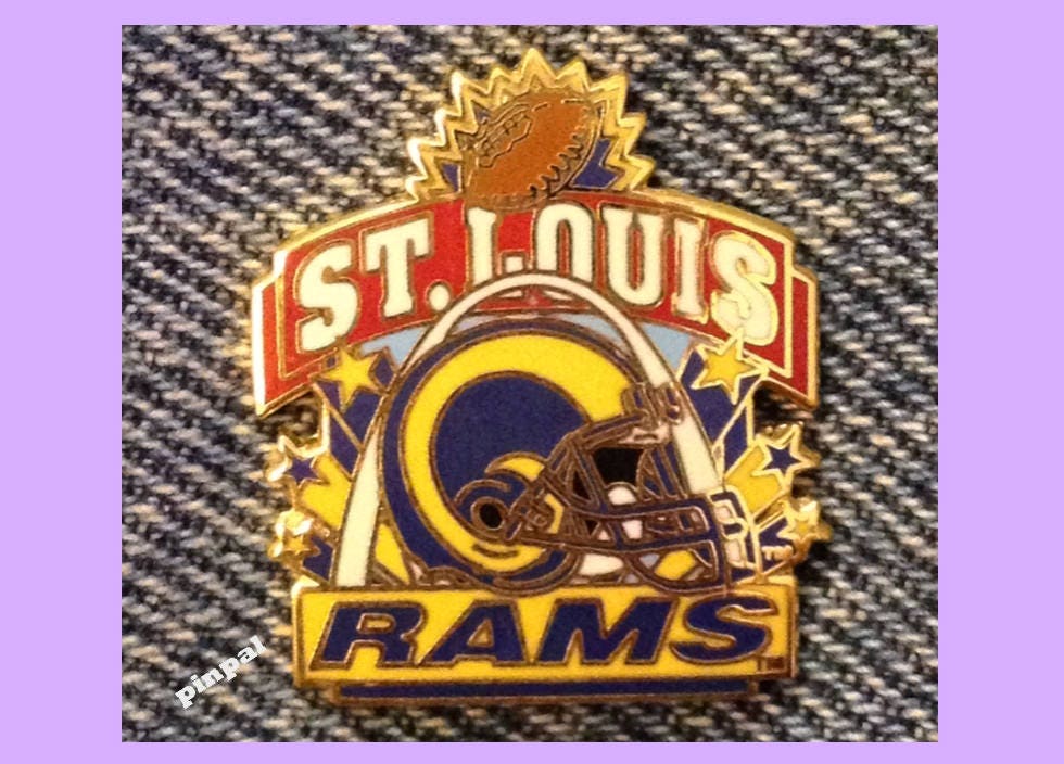 1995 St. Louis Rams Lapel Pin ~ Nfl Football Vintage By Peter David Inc
