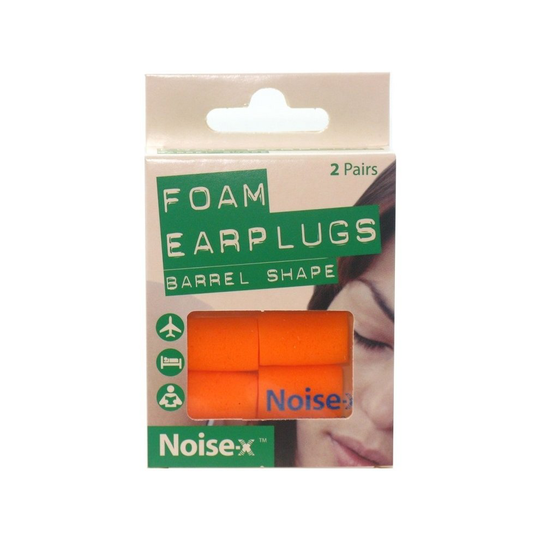 Noise-X Ohrstöpsel aus Schaumstoff, 2 Stück