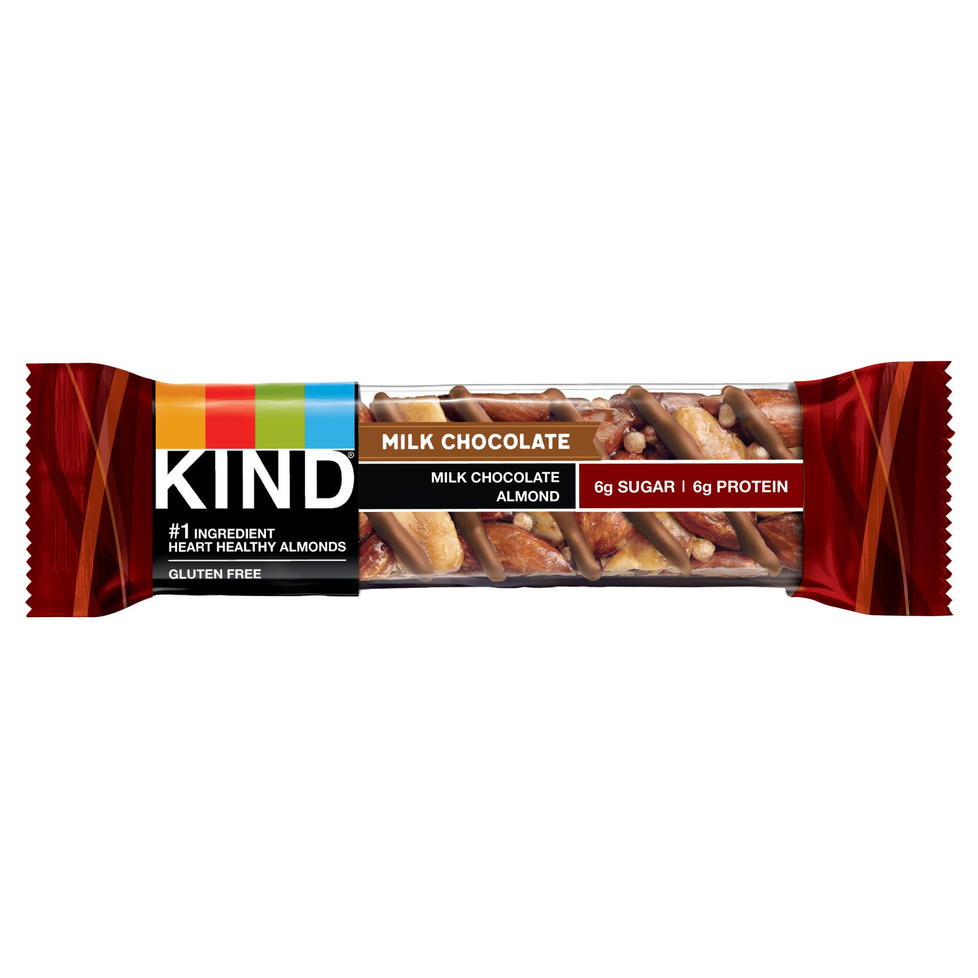 KIND Core Chocolate Series, Milk Chocolate Almond, 1.4 oz - 1 bar