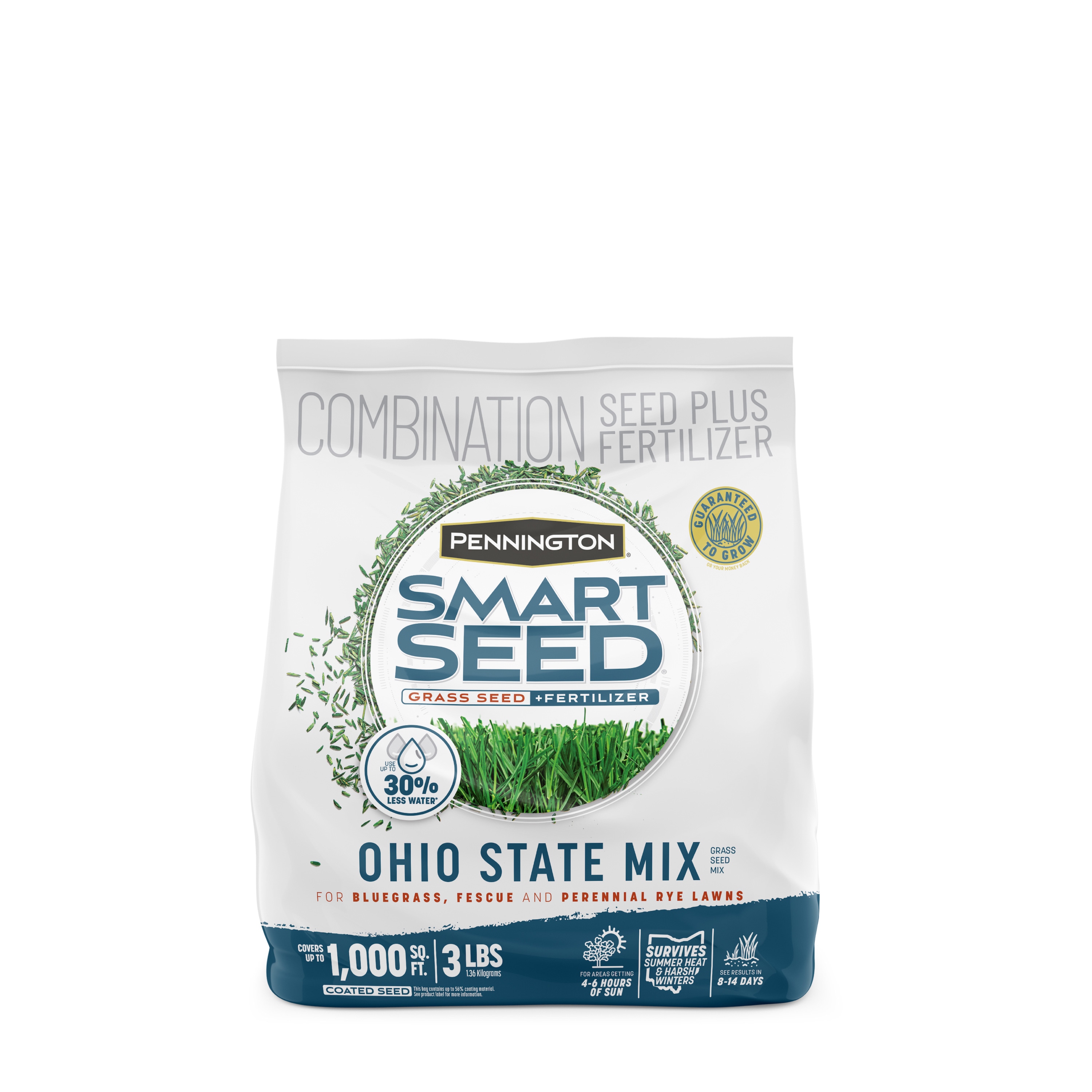 Pennington Smart Seed Ohio State 3-lb Mixture/Blend Grass Seed | 2149602268