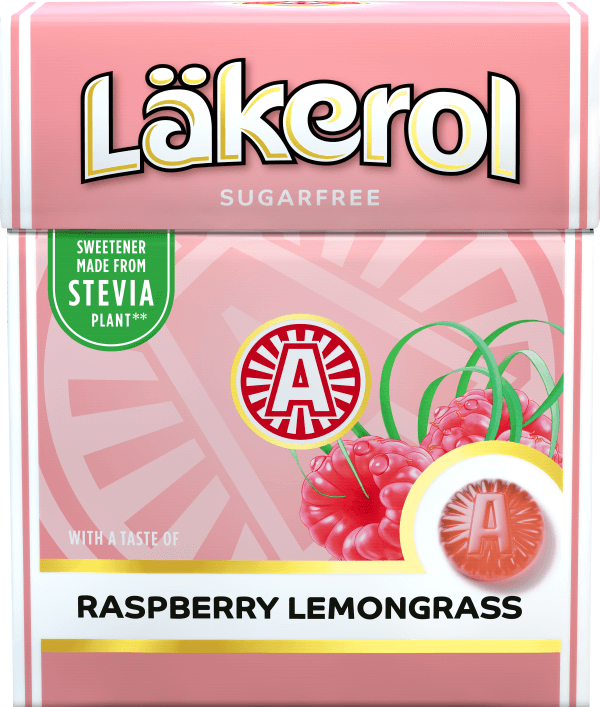Läkerol Raspberry Lemongrass 25g