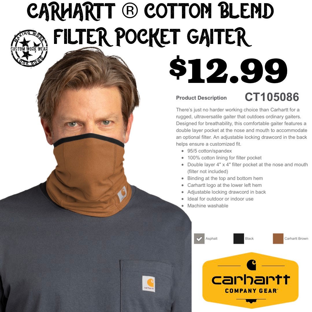 Carhartt Cotton Blend Filter Pocket Gaiter