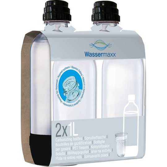 SodaStream Flaskor 2 st 1L till Wassermaxx