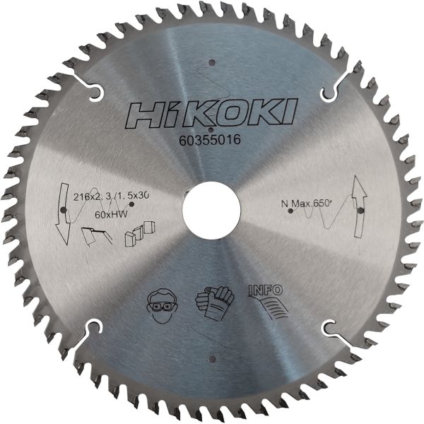 HiKOKI 60355016 Sagklinge 216 x 2,3 60 T