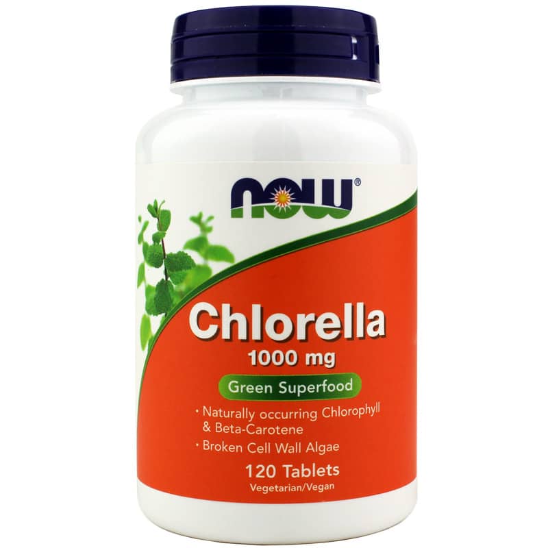 NOW Foods Chlorella 1000 Mg 120 Tablets