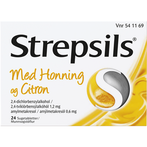 Strepsils honning/citron - 24 stk.