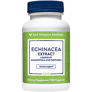 Echinacea Extract - Blend of Angustifolia & Purpurea - 57 MG - 4% Echinacosides (100 Capsules)