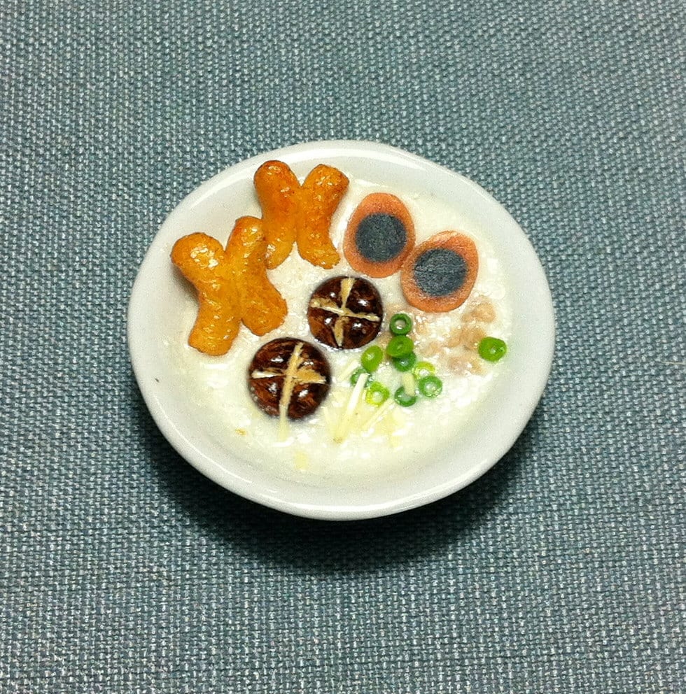 Pork Eggs Noodles Soup Miniature Clay Polymer Asian Food Supply Sauce Cute Small Dish Bowl Ceramic Dollhouse Jewelry Supplies Decor 1/12
