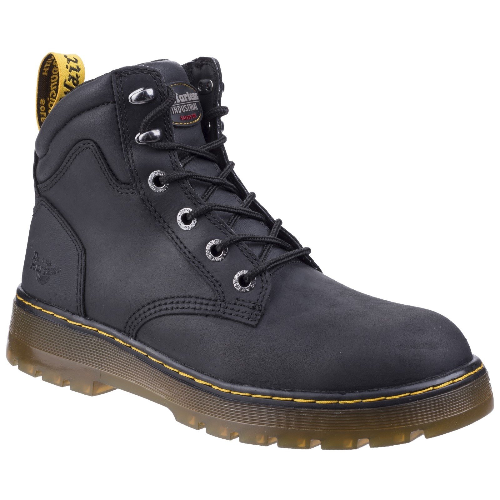 Dr Martens Unisex Brace Hiking Style Safety Boot Various Colours 27702-46606 - Black Republic 12