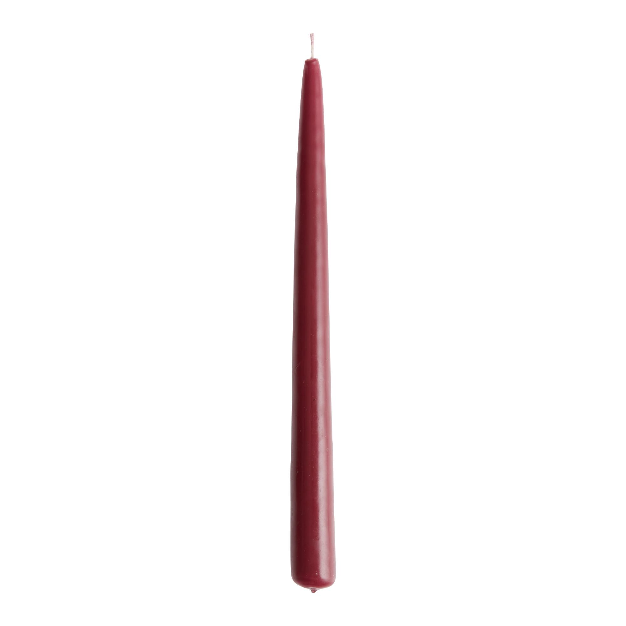 Bordeaux Red Taper Candles 2 Pack by World Market
