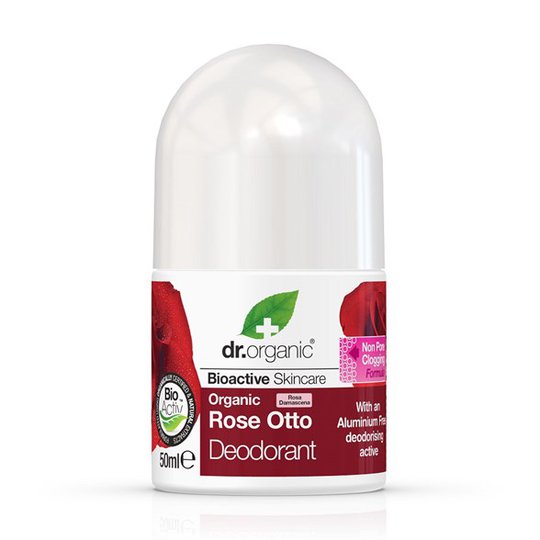 Dr. Organic Rose Otto Deodorant, 50 ml