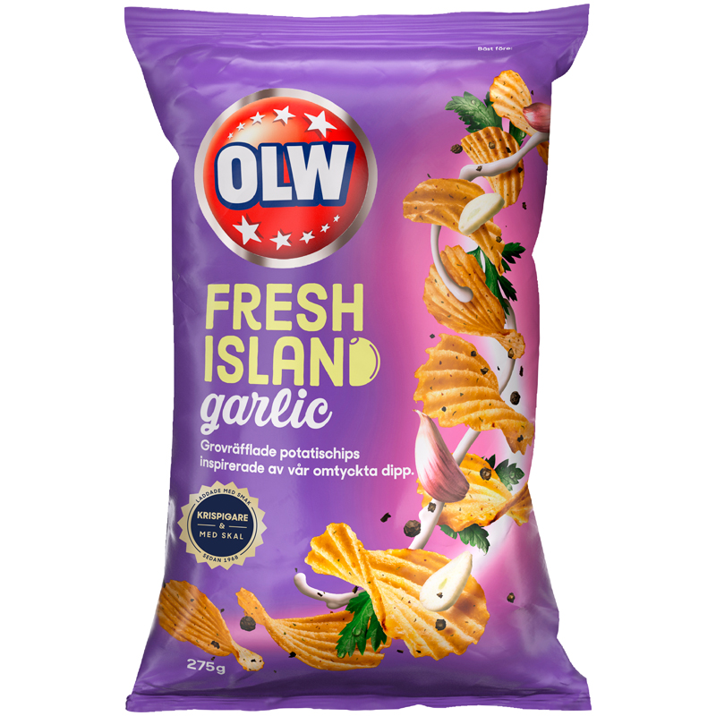 Chips Fresh Island Garlic - 19% rabatt