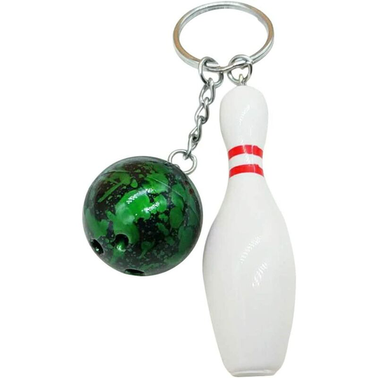Buy Fashion Bowling Ball Pendant Keychain Bag Car Hanging Ornament Key Ring  Holder Gifts for Boy Friend Green Online