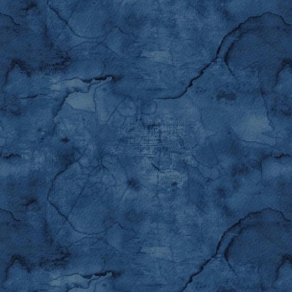 Distressed Blender in Indigo Blue From Urban Legends Collection By Blank Quilting Fabric - 100% Cotton