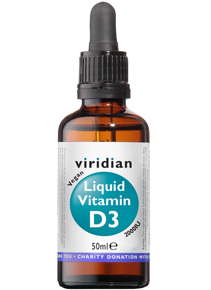 Viridian Liquid Vitamin D3 Drops 2000IU