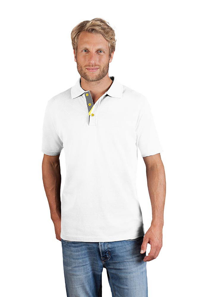 Superior Poloshirt "Graphic" 504 Herren, Weiß, XXL