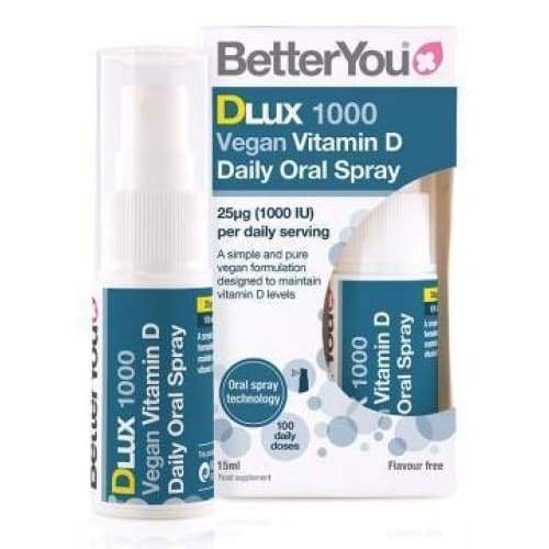 DLux 1000 Vegan Vitamin D Oral Spray - 15 ml.