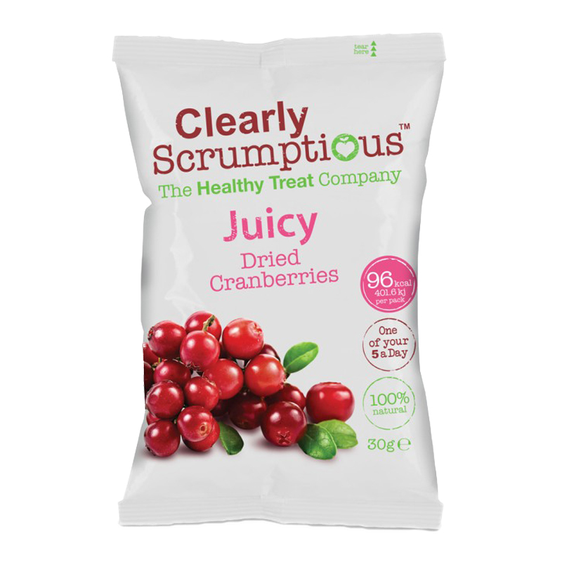 Godis "Juicy Dried Cranberries" 30g - 40% rabatt