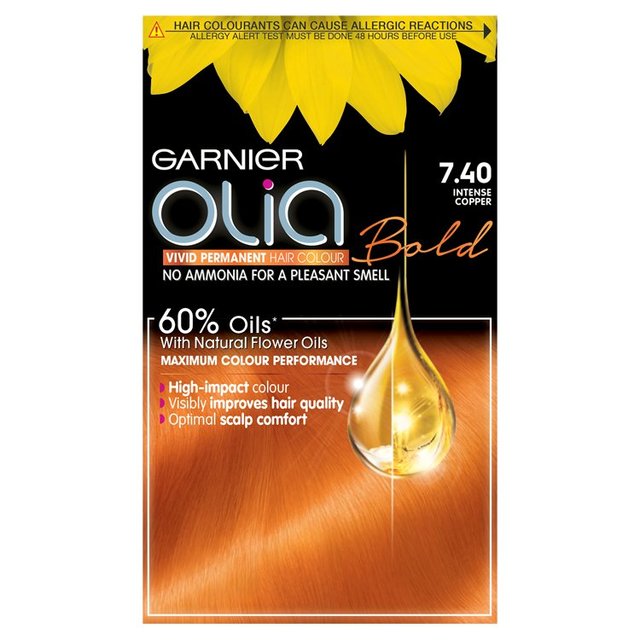 Garnier Olia 7.40 Intense Copper Permanent Hair Dye