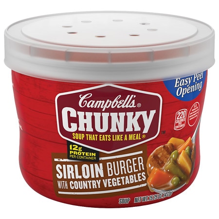 Campbell's Chunky Sirloin Burger with Country Vegetables Soup - 15.25 Ounces