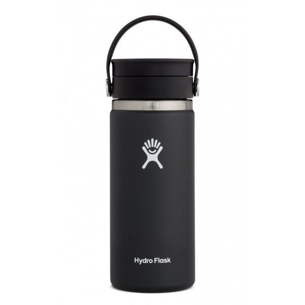 Hydro Flask Wide Mouth Flex Sip Lid 0,47l - Stainless Steel, Black