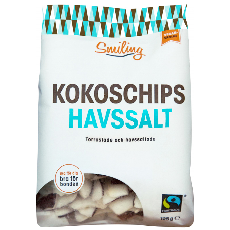 Kokoschips Havssalt 125g - 24% rabatt